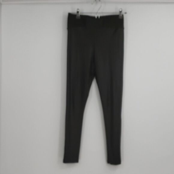 ASOS womens 4 black coated leggings - Picture 1 of 4